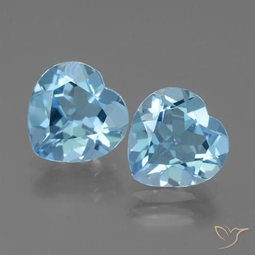Shop natural 5.48ct スイスブルー トパーズ gems, 心臓, from ブラジル at GemSelect. In stock, global shipping!