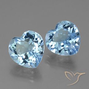 Shop natural 6.37ct スイスブルー トパーズ gems, 心臓, from ブラジル at GemSelect. In stock, global shipping!