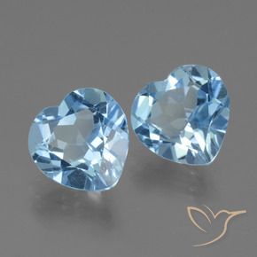Shop natural 5.44ct スカイブルー トパーズ gems, 心臓, from ブラジル at GemSelect. In stock, global shipping!