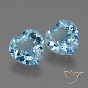 Shop natural 6.08ct スカイブルー トパーズ gems, 心臓, from ブラジル at GemSelect. In stock, global shipping!