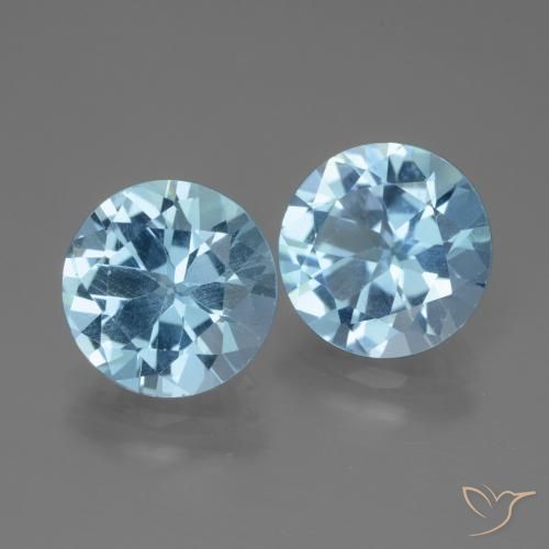 Shop natural 6.14ct スイスブルー トパーズ gems, ラウンド, from ブラジル at GemSelect. In stock, global shipping!