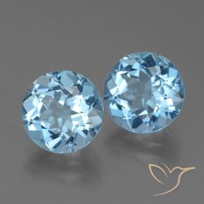 Shop natural 6.81ct スカイブルー トパーズ gems, ラウンド, from ブラジル at GemSelect. In stock, global shipping!
