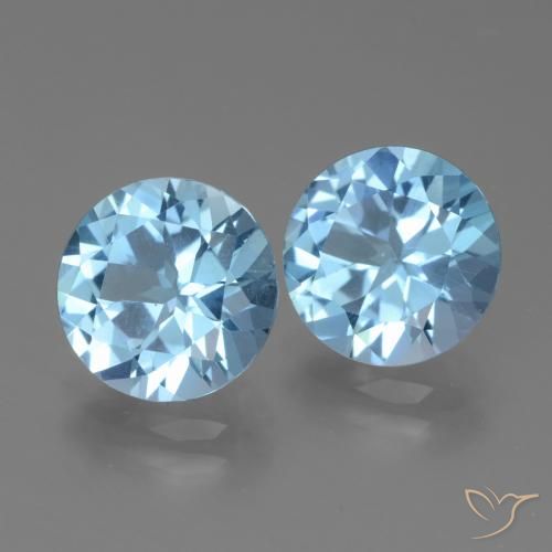Shop natural 6.35ct スイスブルー トパーズ gems, ラウンド, from ブラジル at GemSelect. In stock, global shipping!