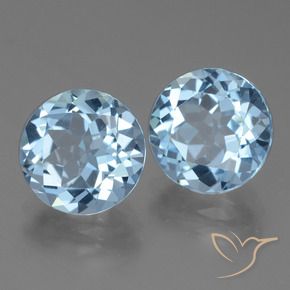 Shop natural 6.74ct スカイブルー トパーズ gems, ラウンド, from ブラジル at GemSelect. In stock, global shipping!