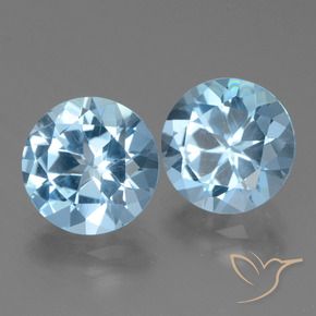 Shop natural 6.47ct スカイブルー トパーズ gems, ラウンド, from ブラジル at GemSelect. In stock, global shipping!