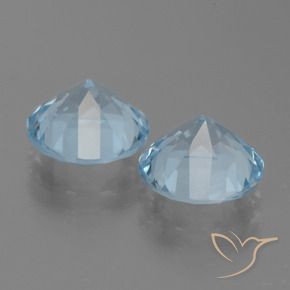 Shop natural 6.47ct スカイブルー トパーズ gems, ラウンド, from ブラジル at GemSelect. In stock, global shipping!