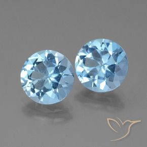 Shop natural 6.20ct スイスブルー トパーズ gems, ラウンド, from ブラジル at GemSelect. In stock, global shipping!