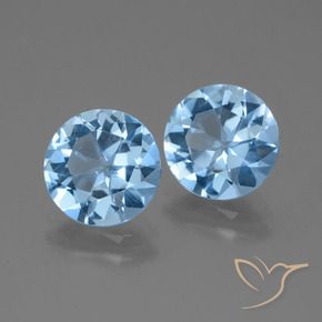 Shop natural 5.69ct スイスブルー トパーズ gems, ラウンド, from ブラジル at GemSelect. In stock, global shipping!