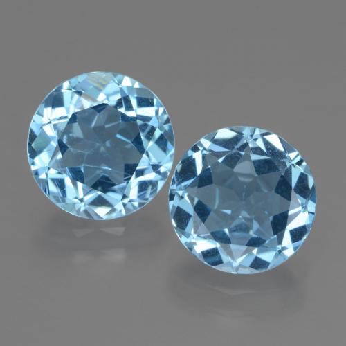 自然派の商品を探す 6.06ct スカイブルー トパーズ 宝石, ラウンドカット, ブラジル からGemSelectで. 在庫あり、世界各国へ発送!