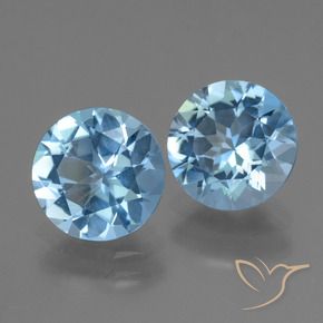 自然派の商品を探す 5.92ct スイスブルー トパーズ 宝石, ラウンドカット, ブラジル からGemSelectで. 在庫あり、世界各国へ発送!