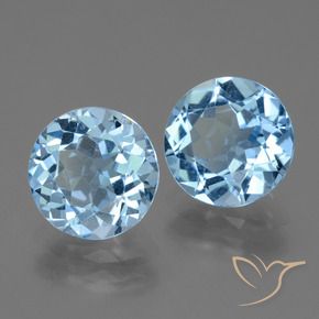 Shop natural 6.40ct スカイブルー トパーズ gems, ラウンド, from ブラジル at GemSelect. In stock, global shipping!