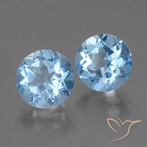 Shop natural 5.99ct スイスブルー トパーズ gems, ラウンド, from ブラジル at GemSelect. In stock, global shipping!