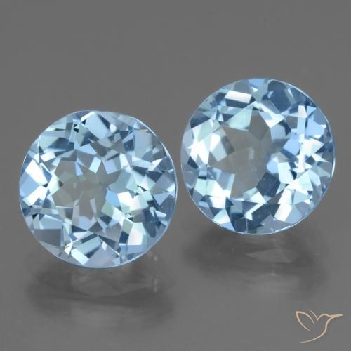 Shop natural 6.51ct スイスブルー トパーズ gems, ラウンド, from ブラジル at GemSelect. In stock, global shipping!