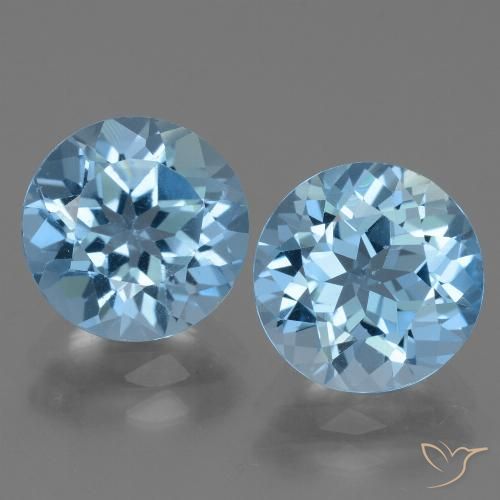 自然派の商品を探す 6.62ct スイスブルー トパーズ 宝石, ラウンドカット, ブラジル からGemSelectで. 在庫あり、世界各国へ発送!