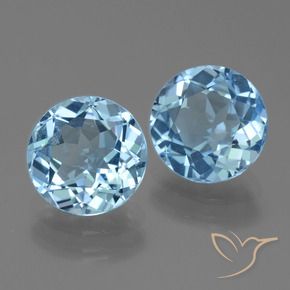 Shop natural 6.30ct スカイブルー トパーズ gems, ラウンド, from ブラジル at GemSelect. In stock, global shipping!