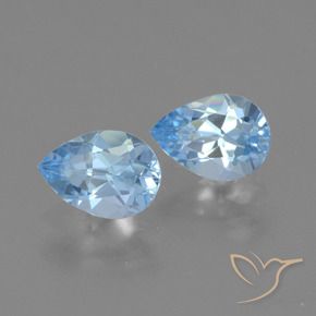 Shop natural 1.61ct スカイブルー トパーズ gems, 洋梨の形, from ブラジル at GemSelect. In stock, global shipping!