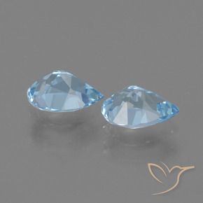 Shop natural 1.61ct スカイブルー トパーズ gems, 洋梨の形, from ブラジル at GemSelect. In stock, global shipping!