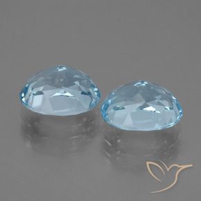 Shop natural 7.31ct スカイブルー トパーズ gems, 楕円形, from ブラジル at GemSelect. In stock, global shipping!