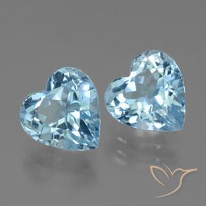 Shop natural 6.32ct スカイブルー トパーズ gems, 心臓, from ブラジル at GemSelect. In stock, global shipping!