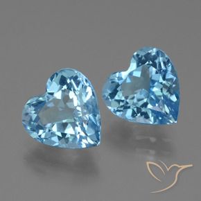 Shop natural 6.23ct スイスブルー トパーズ gems, 心臓, from ブラジル at GemSelect. In stock, global shipping!