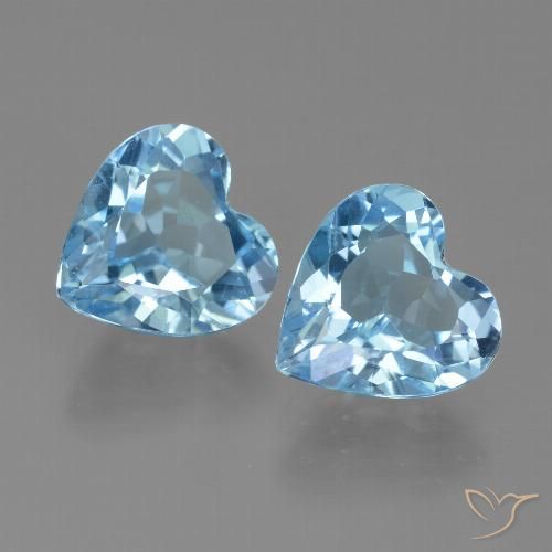 Shop natural 5.58ct スイスブルー トパーズ gems, 心臓, from ブラジル at GemSelect. In stock, global shipping!