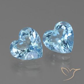 Shop natural 5.87ct スイスブルー トパーズ gems, 心臓, from ブラジル at GemSelect. In stock, global shipping!