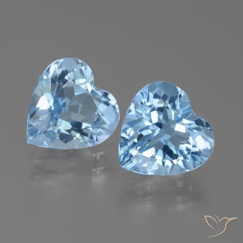 Shop natural 5.68ct スイスブルー トパーズ gems, 心臓, from ブラジル at GemSelect. In stock, global shipping!