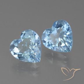 Shop natural 5.68ct スイスブルー トパーズ gems, 心臓, from ブラジル at GemSelect. In stock, global shipping!