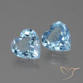 Shop natural 5.79ct スイスブルー トパーズ gems, 心臓, from ブラジル at GemSelect. In stock, global shipping!
