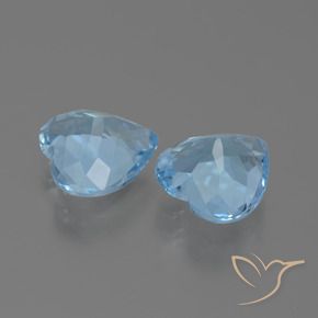Shop natural 5.79ct スイスブルー トパーズ gems, 心臓, from ブラジル at GemSelect. In stock, global shipping!