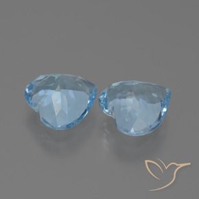 Shop natural 5.79ct スカイブルー トパーズ gems, 心臓, from ブラジル at GemSelect. In stock, global shipping!