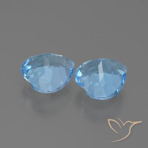 Shop natural 6.17ct スカイブルー トパーズ gems, 心臓, from ブラジル at GemSelect. In stock, global shipping!