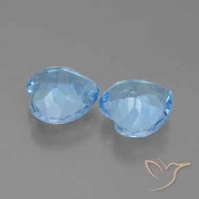 Shop natural 6.26ct スカイブルー トパーズ gems, 心臓, from ブラジル at GemSelect. In stock, global shipping!