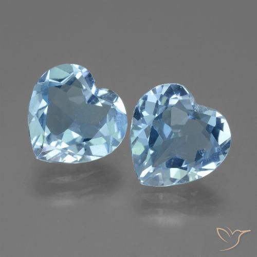 Shop natural 5.61ct スイスブルー トパーズ gems, 心臓, from ブラジル at GemSelect. In stock, global shipping!