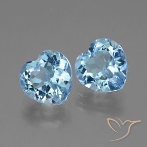 Shop natural 6.51ct スカイブルー トパーズ gems, 心臓, from ブラジル at GemSelect. In stock, global shipping!