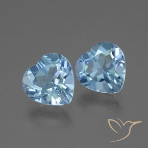 Shop natural 5.52ct スカイブルー トパーズ gems, 心臓, from ブラジル at GemSelect. In stock, global shipping!