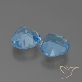 Shop natural 6.27ct スイスブルー トパーズ gems, 心臓, from ブラジル at GemSelect. In stock, global shipping!