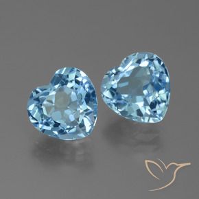 Shop natural 6.30ct スイスブルー トパーズ gems, 心臓, from ブラジル at GemSelect. In stock, global shipping!