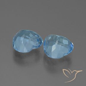 Shop natural 6.30ct スイスブルー トパーズ gems, 心臓, from ブラジル at GemSelect. In stock, global shipping!