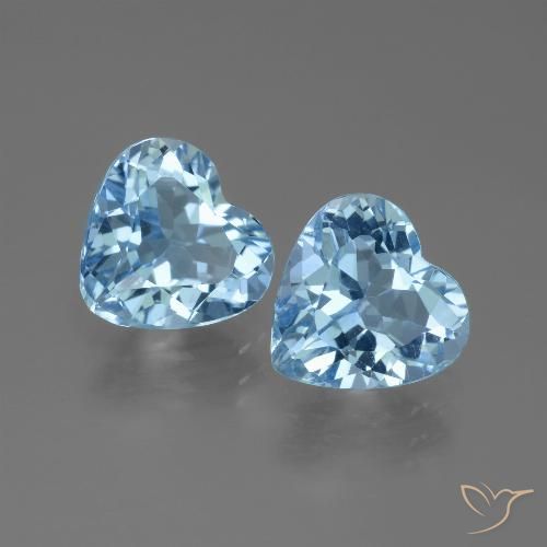 Shop natural 5.44ct スイスブルー トパーズ gems, 心臓, from ブラジル at GemSelect. In stock, global shipping!