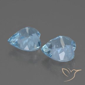 Shop natural 6.27ct スカイブルー トパーズ gems, 心臓, from ブラジル at GemSelect. In stock, global shipping!