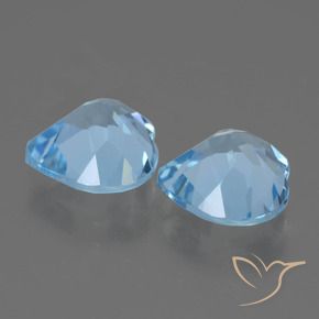 Shop natural 5.63ct スカイブルー トパーズ gems, 心臓, from ブラジル at GemSelect. In stock, global shipping!