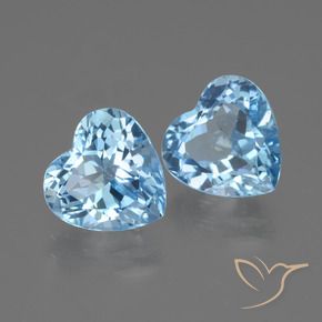 Shop natural 6.47ct スカイブルー トパーズ gems, 心臓, from ブラジル at GemSelect. In stock, global shipping!