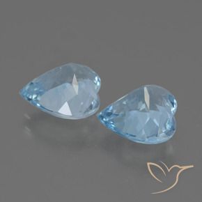 Shop natural 5.69ct スカイブルー トパーズ gems, 心臓, from ブラジル at GemSelect. In stock, global shipping!