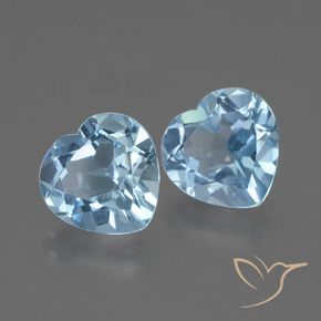Shop natural 5.69ct スイスブルー トパーズ gems, 心臓, from ブラジル at GemSelect. In stock, global shipping!