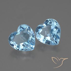 Shop natural 5.91ct スカイブルー トパーズ gems, 心臓, from ブラジル at GemSelect. In stock, global shipping!