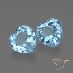 Shop natural 6.06ct スカイブルー トパーズ gems, 心臓, from ブラジル at GemSelect. In stock, global shipping!