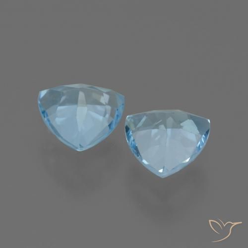Shop natural 2.75ct スカイブルー トパーズ gems, トリリオン, from ブラジル at GemSelect. In stock, global shipping!