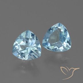 Shop natural 2.82ct スカイブルー トパーズ gems, トリリオン, from ブラジル at GemSelect. In stock, global shipping!