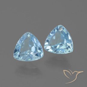 Shop natural 2.61ct スカイブルー トパーズ gems, トリリオン, from ブラジル at GemSelect. In stock, global shipping!